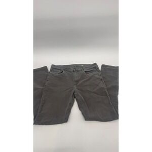 Faherty Gray Stretch Jeans Men 34x34 Slim Straight Mid Rise Casual 5 Pocket Pant
